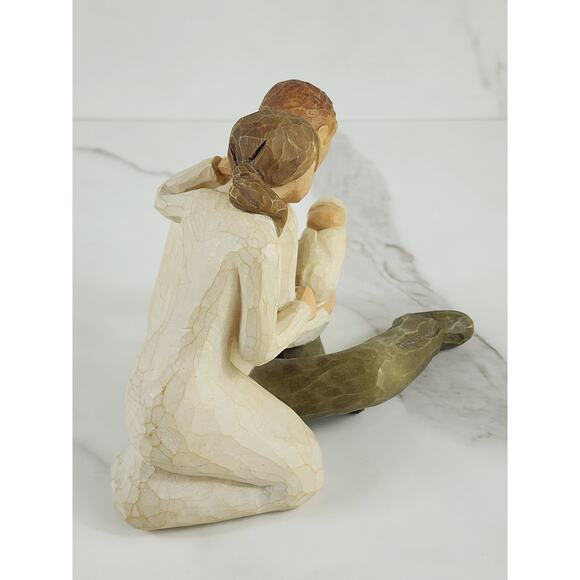 Willow Tree New Life Family Figurine 2000 Demdaco Nursery Decor 5" Resin Vtg - Picture 7 of 15